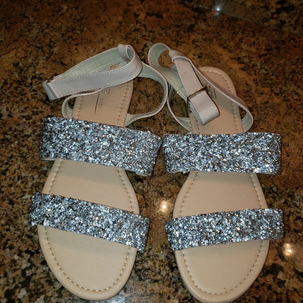 Asos flat Sandals Women's size 9 Sparkles